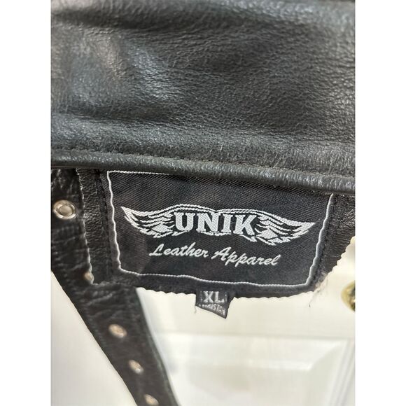 Mens UNIK Leather Chaps XL - Picture 1 of 3